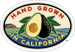 hand grown in California